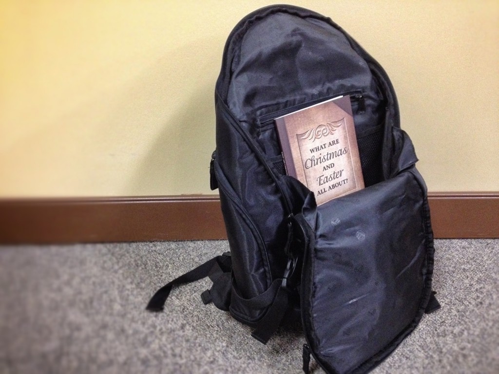 A book in your workbag