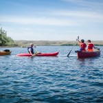 Out on the lake